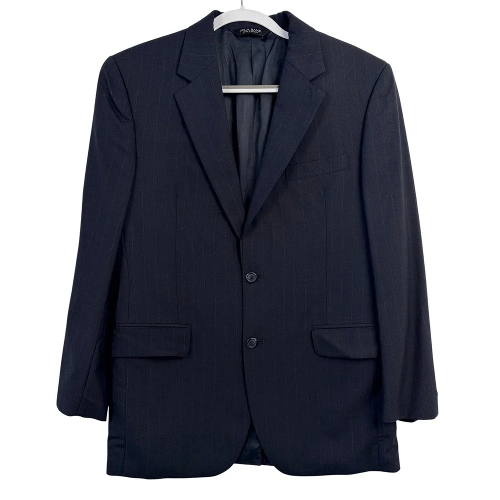 Jos. A.‎ Bank Pinstripe Blazer 42R Charcoal Grey